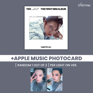 TEN (텐) 1ST MINI ALBUM - [TEN] (LIGHT ON/PB 1 VER. +EXCLUSIVE PHOTOCARD)
