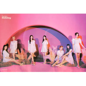 WEEEKLY - PLAY GAME : HOLIDAY (M WORLD VER) OFFICIAL POSTER - EVE PINK K-POP