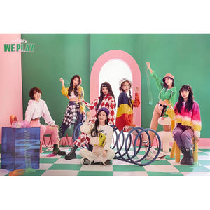 WEEEKLY - WE PLAY (JUMP VER) OFFICIAL POSTER - EVE PINK K-POP