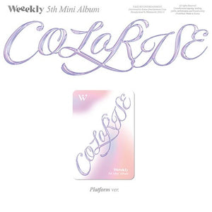 WEEEKLY (위클리) 5TH MINI ALBUM - [ColoRise] (PLATFORM VER.) - EVE PINK K-POP