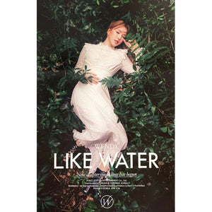 WENDY (RED VELVET) - LIKE WATER (PHOTOBOOK VER) OFFICIAL POSTER - CONCEPT 2