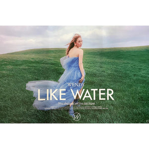 WENDY (RED VELVET) - LIKE WATER (PHOTOBOOK VER) OFFICIAL POSTER - CONCEPT 3