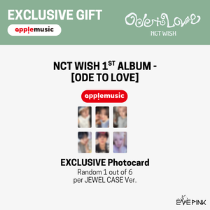 NCT WISH (엔시티 위시) 1st Album - [Ode to Love] (Jewel Case Ver. + EXCLUSIVE PHOTOCARD) - EVE PINK K-POP
