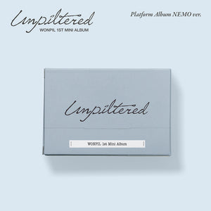 [PRE-ORDER] WONPIL (원필 DAY6) 1st Mini Album - [Unpiltered] (Platform)