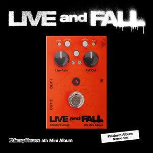 XDINARY HEROES (엑스디너리 히어로즈) 5TH MINI ALBUM - [LIVE and FALL] (PLATFORM ALBUM VER.) - EVE PINK K-POP