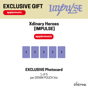 [PRE-ORDER] Xdinary Heroes (엑스디너리 히어로즈) 9th Mini Album - [IMPULSE] (Denim Pouch Ver. + EXCLUSIVE PHOTOCARD)