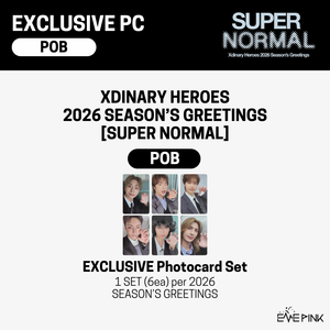 Xdinary-Heroes (엑스디너리 히어로즈) - 2026 SEASON'S GREETINGS [SUPER NORMAL] (+POB) - EVE PINK K-POP