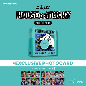 (KOR VER.) XIKERS (싸이커스) 2ND MINI ALBUM - [HOUSE OF TRICKY: How To Play] (+ EXCLUSIVE PHOTOCARD)