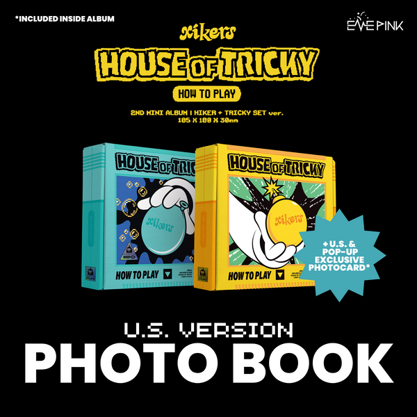 (U.S. VER.) XIKERS ALBUM - [HOUSE OF TRICKY: How To Play] (+POP-UP EXCLUSIVE PHOTOCARD)