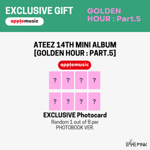 [PRE-ORDER] (KOR VER.) ATEEZ (에이티즈) 14th Mini Album - [GOLDEN HOUR : PART.5] (PHOTOBOOK VER. + EXCLUSIVE PHOTOCARD)