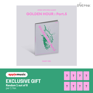 [PRE-ORDER] (KOR VER.) ATEEZ (에이티즈) 14th Mini Album - [GOLDEN HOUR : PART.5] (PHOTOBOOK VER. + EXCLUSIVE PHOTOCARD)