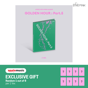 [PRE-ORDER] (KOR VER.) ATEEZ (에이티즈) 14th Mini Album - [GOLDEN HOUR : PART.5] (PHOTOBOOK VER. + EXCLUSIVE PHOTOCARD)