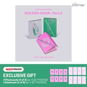 [PRE-ORDER] (KOR VER.) ATEEZ (에이티즈) 14th Mini Album - [GOLDEN HOUR : PART.5] (PHOTOBOOK VER. + EXCLUSIVE PHOTOCARD)
