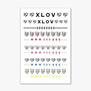 [PRE-ORDER] XLOV (엑스러브) 2026 XLOV ASIA TOUR SERVING-X - [NAIL STICKERS]
