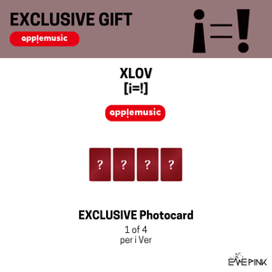 [PRE-ORDER] XLOV (엑스러브) 3rd EP - [i=!] (i / ! Ver. + EXCLUSIVE PHOTOCARD)
