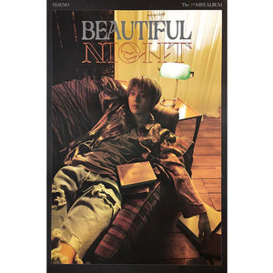YESUNG - BEAUTIFUL NIGHT (NIGHT VER) OFFICIAL POSTER - EVE PINK K-POP