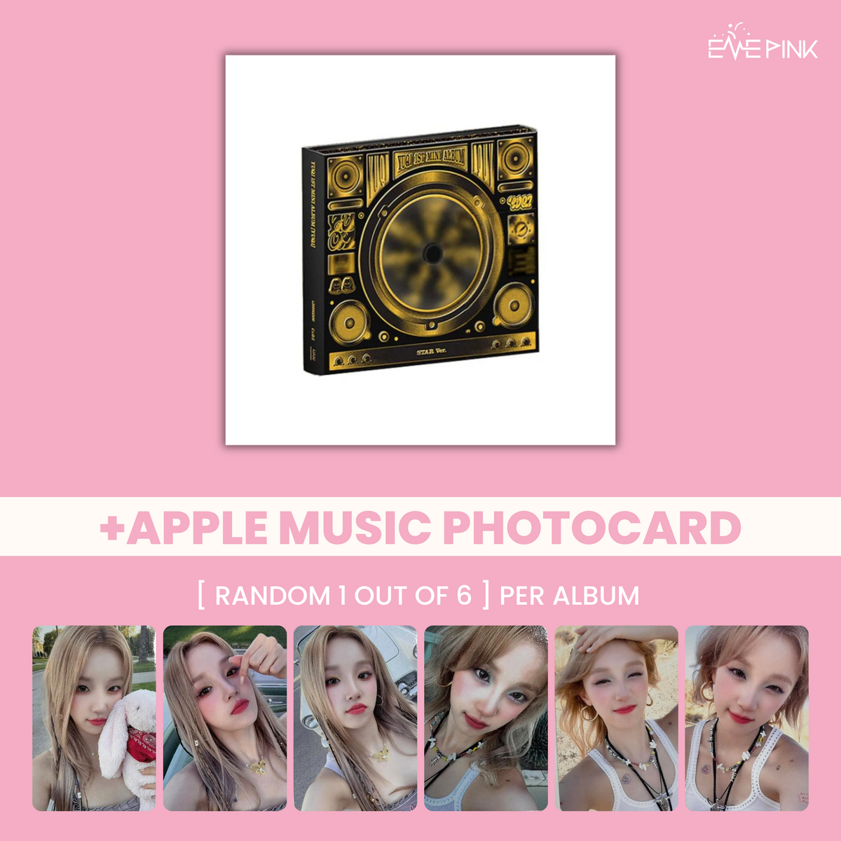 YUQI (우기) 1ST MINI ALBUM - [YUQ1] (+EXCLUSIVE PHOTOCARD) – EVE 