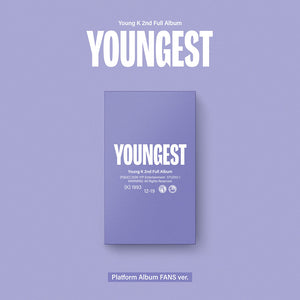[PRE-ORDER] Young K (영케이 ) 2nd Full Album - [YOUNGEST] (Platform Album FANS ver.)