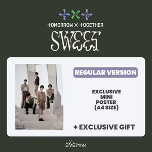TXT (투모로우바이투게더) JAPANESE ALBUM - [SWEET] (Regular Edition (First Press)) (+EXCLUSIVE GIFT) - EVE PINK K-POP