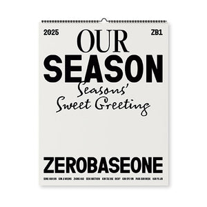 ZEROBASEONE (제로베이스원) - 2025 WALL CALENDAR [OUR Season]
