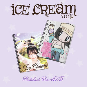 YUNA (유나 ITZY) 1st Mini Album - [Ice Cream] (Photobook Ver.) - EVE PINK K-POP