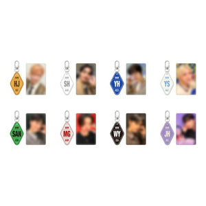 [PRE-ORDER] ATEEZ (에이티즈) POP-UP '8ROOM' OFFICIAL MD - [8ROOM KEYRING] - EVE PINK K-POP