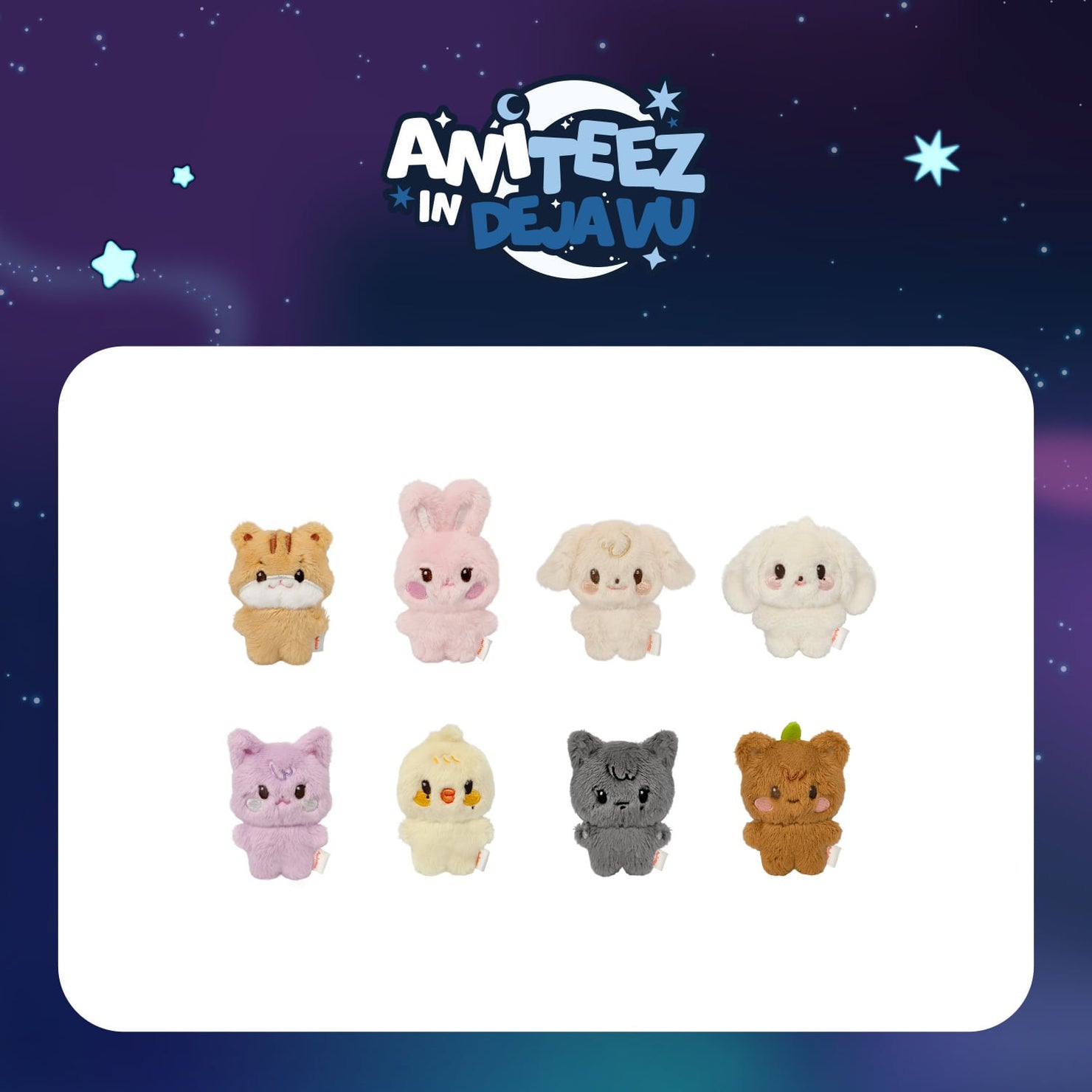 [PRE-ORDER] ATEEZ X ANITEEZ POP-UP ANITEEZ IN DEJA VU MD - [TINY ANITEEZ MINI DOLL]