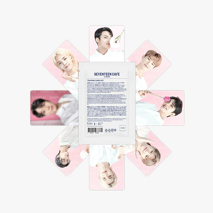 SEVENTEEN (세븐틴) OFFICIAL [CAFE in SEOUL] MD - (TRADING PHOTOCARD SET)