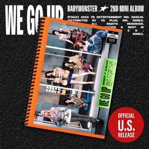(U.S. VER.) BABYMONSTER (베이비몬스터) 2nd Mini Album - [WE GO UP] (GO Ver. + hello82 EXCLUSIVE PHOTOCARD)