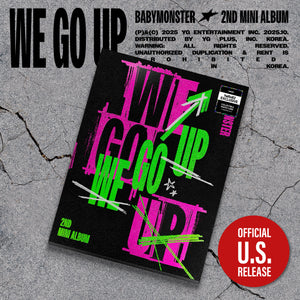 (U.S. VER.) BABYMONSTER (베이비몬스터) 2nd Mini Album - [WE GO UP] (UP Ver. + hello82 EXCLUSIVE PHOTOCARD)