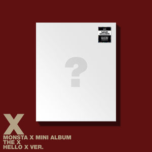 (U.S. VER.) MONSTA X (몬스타엑스) MINI ALBUM - [THE X] (PHOTOBOOK VER. +hello82 EXCLUSIVE PHOTOCARD) - EVE PINK K-POP
