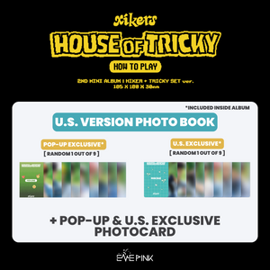 (U.S. VER.) XIKERS ALBUM - [HOUSE OF TRICKY: How To Play] (+POP-UP EXCLUSIVE PHOTOCARD)