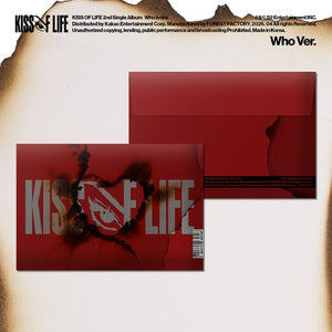 KISS OF LIFE (키스오브라이프) 2ND SINGLE ALBUM - [WHO IS SHE] (WHO Ver.) - EVE PINK K-POP