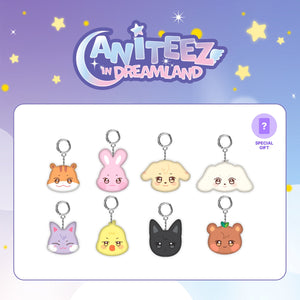 ATEEZ X ANITEEZ IN DREAMLAND MD - [MINI FACE KEYRING] (+POB)