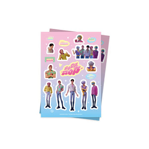 KPOP Demon Hunters [Seoul Edition] Official Pop-Up MD - [Deco Sticker Soda Pop]