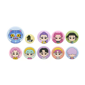 KPOP Demon Hunters [Seoul Edition] Official Pop-Up MD - [Pin Button] - EVE PINK K-POP