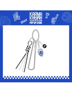 STRAY KIDS KARMA POP-UP MD - [CEREMONY METAL KEYRING]