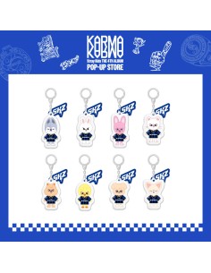 STRAY KIDS KARMA POP-UP MD - [SKZOO YINYANG KEYRING]