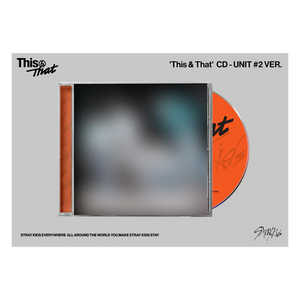 [PRE-ORDER] (U.S. VER) STRAY KIDS (스트레이 키즈) 10th Mini Album  - [THIS & THAT] (SINGLE CD UNIT #2 VER.)