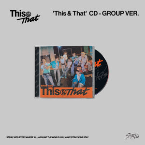 (U.S. VER) STRAY KIDS (스트레이 키즈) 10th Mini Album  - [THIS & THAT] (SINGLE CD GROUP VER.)