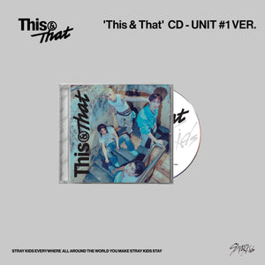 (U.S. VER) STRAY KIDS (스트레이 키즈) 10th Mini Album  - [THIS & THAT] (SINGLE CD UNIT #1 VER.)