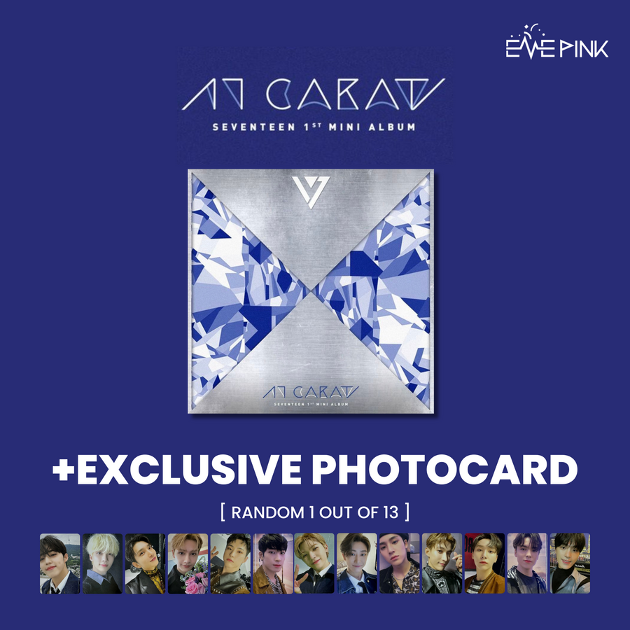 SEVENTEEN (세븐틴) 1ST MINI ALBUM - [17 CARAT] (RE-RELEASE) (+EXCLUSIVE PHOTOCARD)