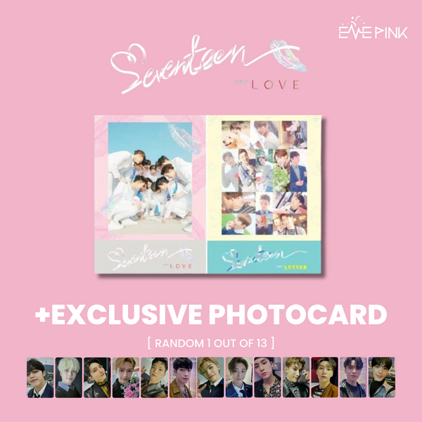 SEVENTEEN (세븐틴) 1ST ALBUM - [FIRST ‘LOVE&LETTER’] (RE-RELEASE) (+EXCLUSIVE PHOTOCARD)