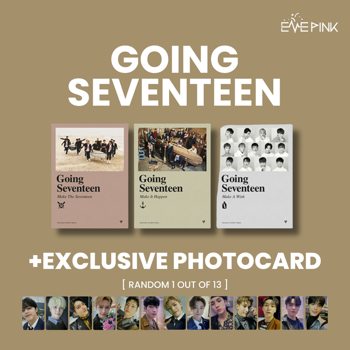 SEVENTEEN (세븐틴) 3RD MINI ALBUM - [Going Seventeen] (RE-RELEASE) (+EXCLUSIVE PHOTOCARD)