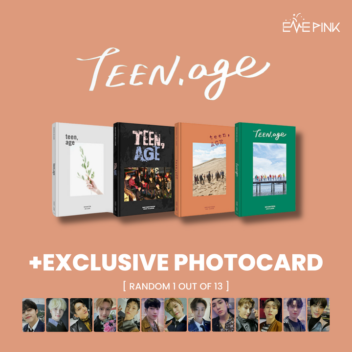 SEVENTEEN (세븐틴) 2ND ALBUM - [TEEN, AGE] (RE-RELEASE) (+EXLCUSIVE PHOTOCARD)