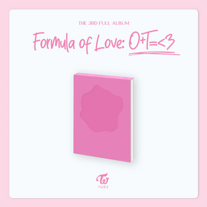 TWICE (트와이스) 3RD ALBUM - [Formula of Love: O+T=<3] - EVE PINK K-POP