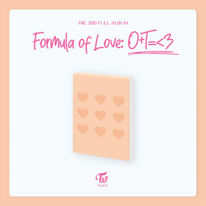 TWICE (트와이스) 3RD ALBUM - [Formula of Love: O+T=<3] - EVE PINK K-POP
