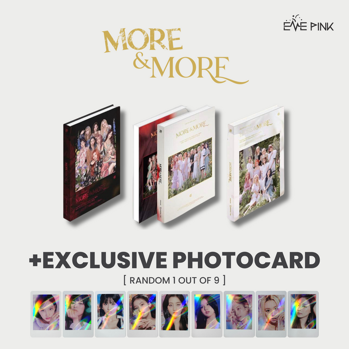 TWICE (트와이스) 9TH MINI ALBUM - [MORE & MORE] (+HOLOGRAM PHOTOCARD)