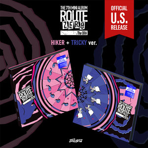 (U.S. VER.) XIKERS (싸이커스) ALBUM - [ROUTE ZERO: THE ORA] (PHOTOBOOK VER. +POP-UP EXCLUSIVE PHOTOCARD) - EVE PINK K-POP
