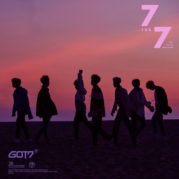 GOT7 (갓세븐) 7TH MINI ALBUM - [7 for 7] - Eve Pink K-POP
